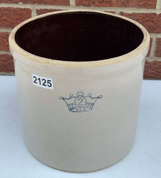 Blue Crown 2 Gallon Crock image