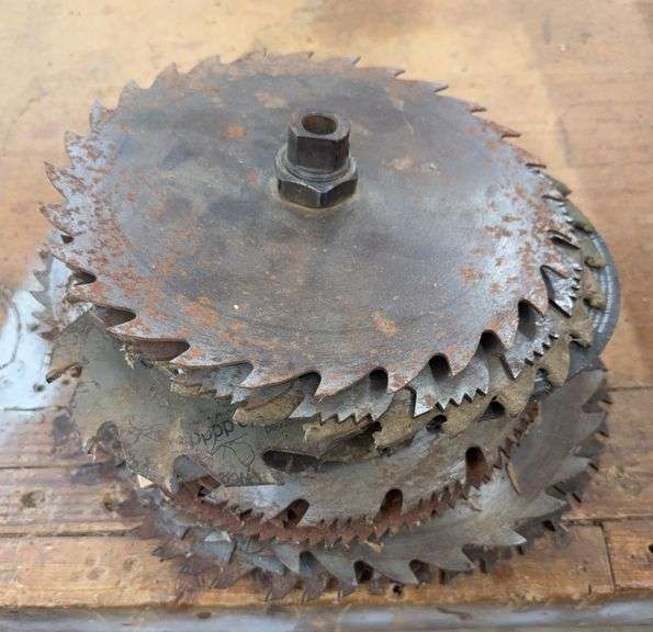 Stack of Saw Blades image