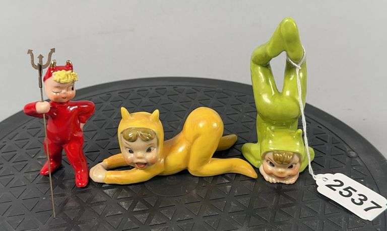 (3) Devil Pixie Figurines image