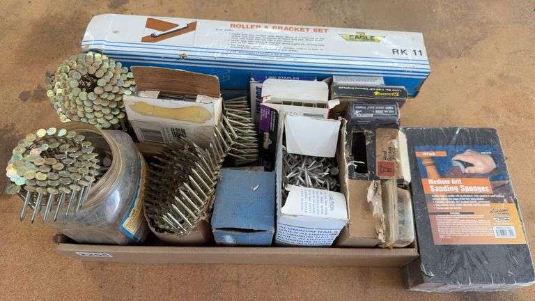 Roofing Nails, Roller Bracket Sets, & Misc. Fasteners image
