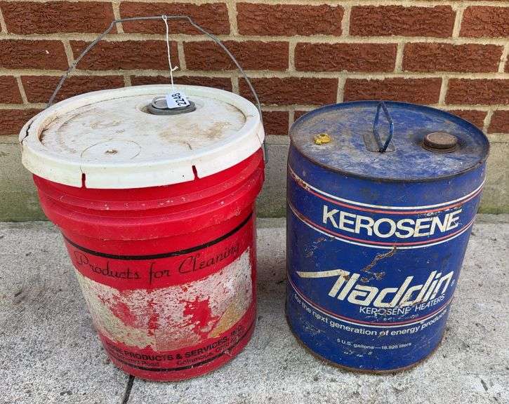 Two 5 Gallon Buckets With Contents image