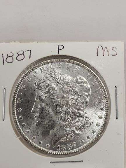 1887-P MS Morgan Silver Dollar image