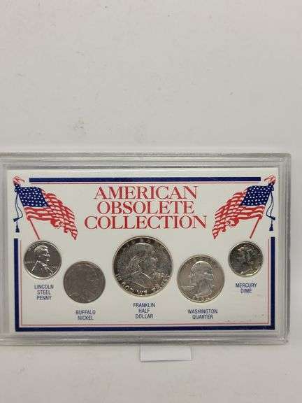 1994 SSCA Uncertified American Obsolete Collection Steel Penny, Mercury Dime image