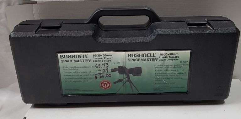 Bushnell space master 10-30 x 50mm compact zoom spotting scope image