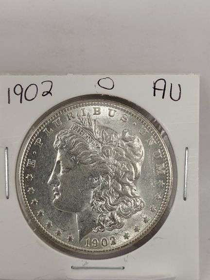1902 O AU Morgan Silver Dollar image