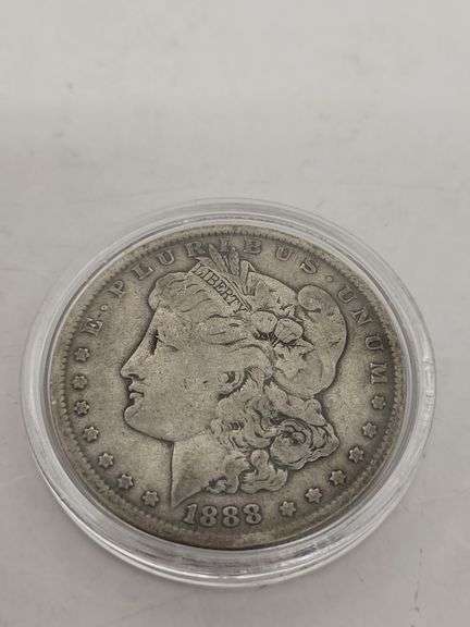 1888 Morgan Silver Coin $1 Dollar image