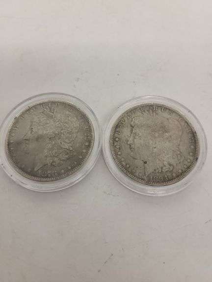 1878, 1894 Morgan Silver Coin $1 Dollars image