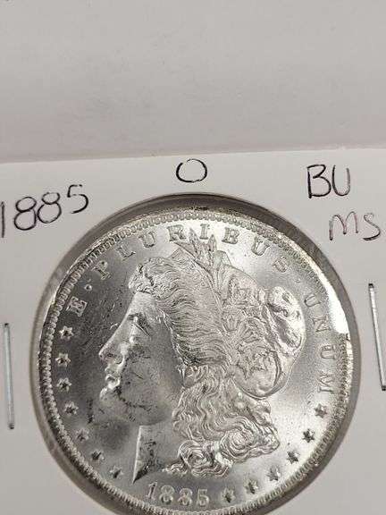 1885-O BU MS MORGAN SILVER DOLLAR image