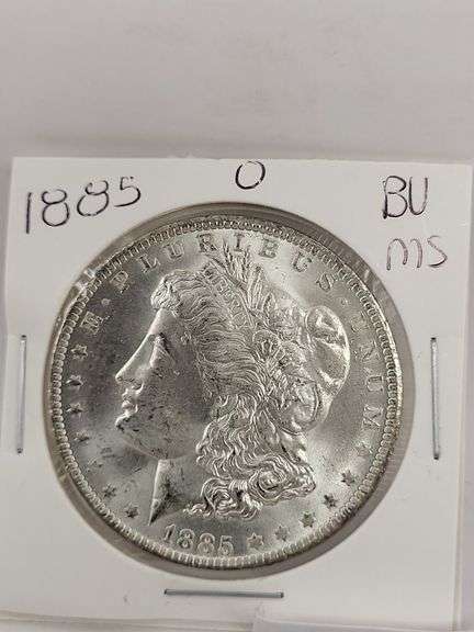 1885 O BU MS Morgan Silver Dollar image