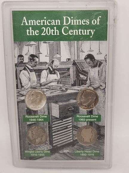 American Dimes of the 20th Century Collection American Historic Society image