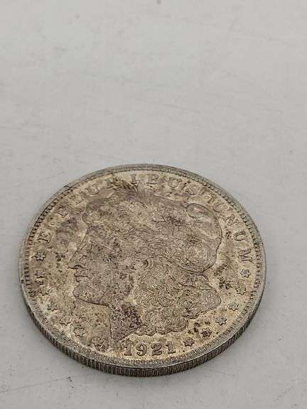 1921 Morgan silver dollar image