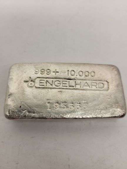10 oz Engelhard silver bar image