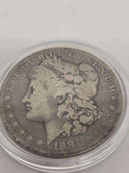 1881 Morgan Silver Coin $1 Dollar image
