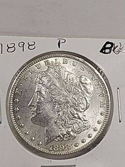1898 P BU Morgan Silver Dollar image