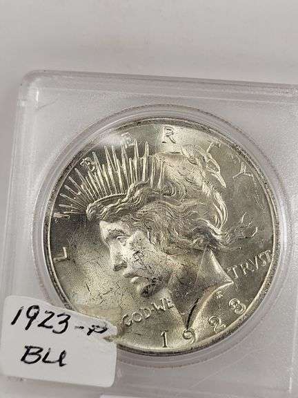 1923 P BU Morgan Silver Dollar image