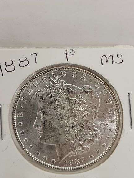 1887-P MS Morgan Silver Dollar image