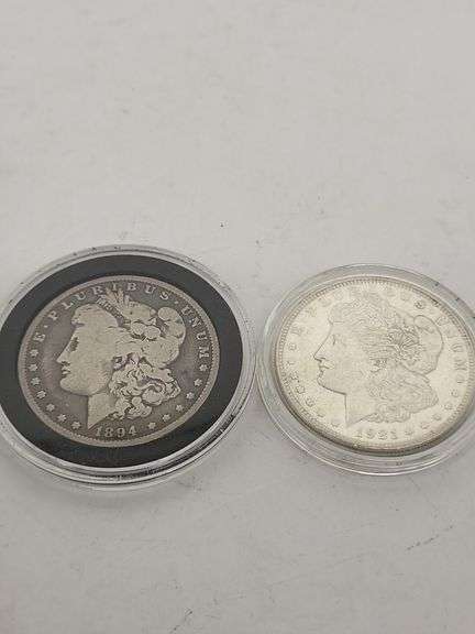 1894-D, 1921-O, Morgan Silver Coin $1 Dollars image