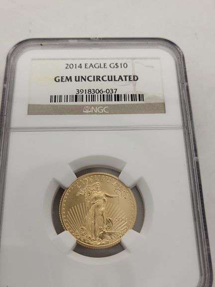 204 Gold $10 American Eagle GEM UNCIRCULATED image