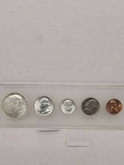 1964 Coin Set In Plastic Whitman Case. image