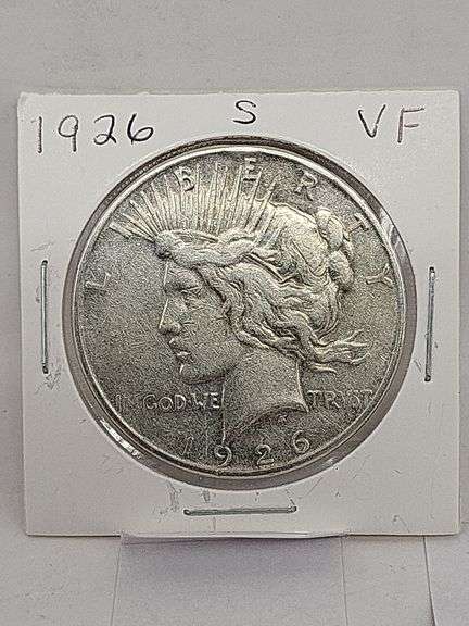 1926 S VF Morgan Silver Dollar image