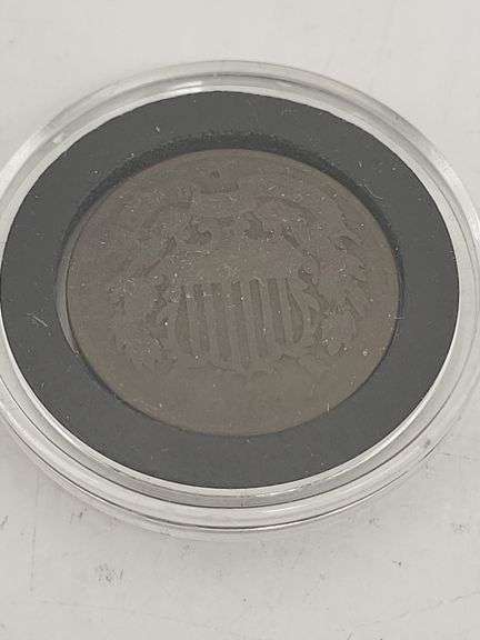 1864 2 cent piece image