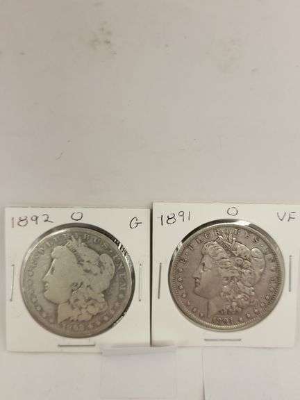 1892 O G-1891 O Vf MORGAN SILVER DOLLAR image