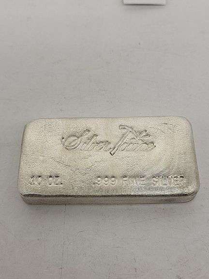 Silvertowne 10oz .999 silver bar image
