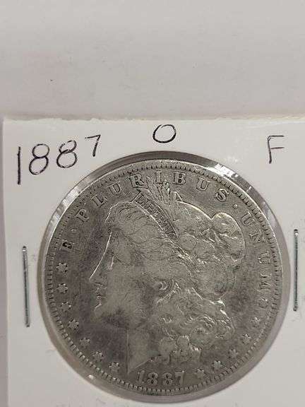 1887-O F MORGAN SILVER DOLLAR image