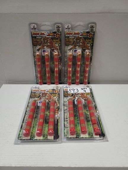 4 Saber Tooth/Harvester Muzzleloader Bullets - .50 Caliber, 300 Grain image