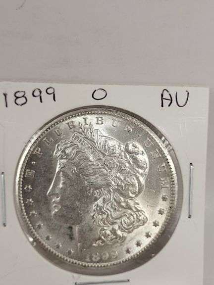 1899 O AU Morgan Silver Dollar image