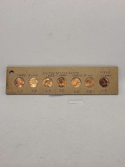 1982 United States Cents collection image