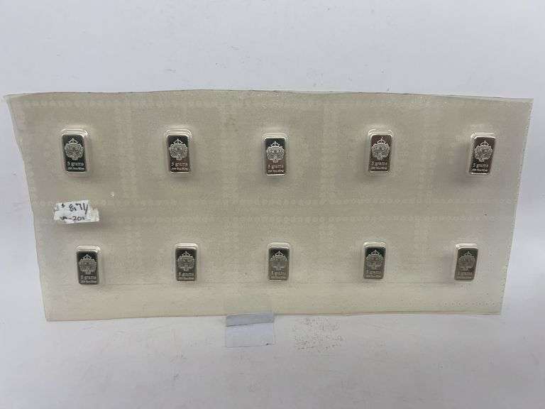 10 5 Grams .999 Fine Silver Bars image