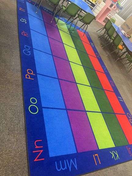 Large ABC rug 100”W x 160”L image