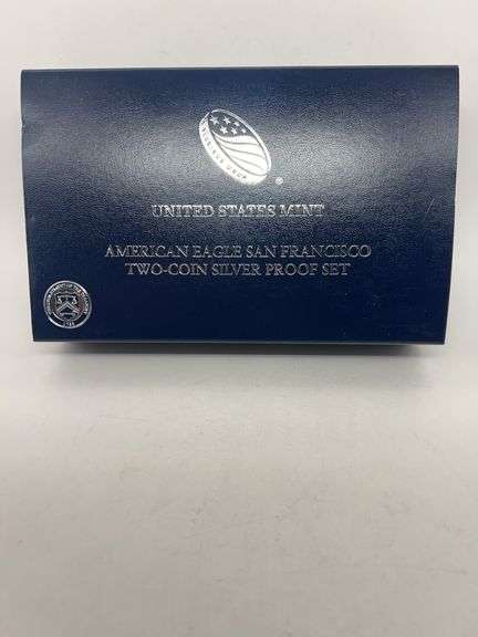 American Eagle San Francisco Two Coin Silver Proof Set image