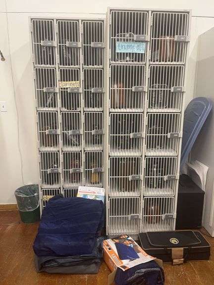 2 - 7’ Tall metal lockers image