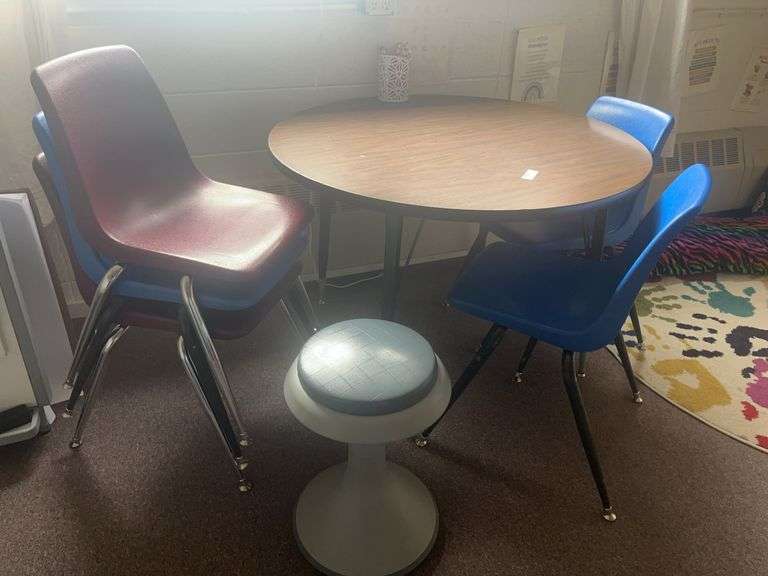 Round table and misc chairs image