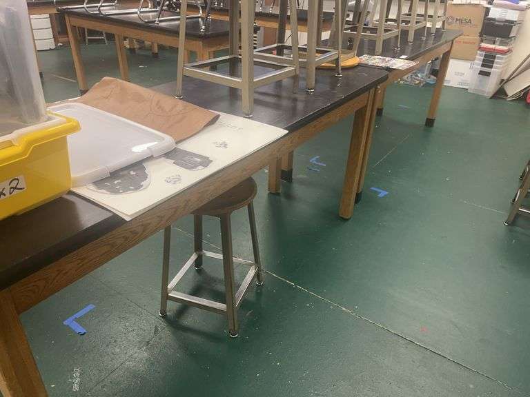 2- tables and 7 stools image