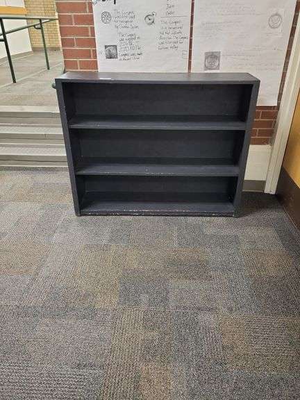 Blue bookshelf image