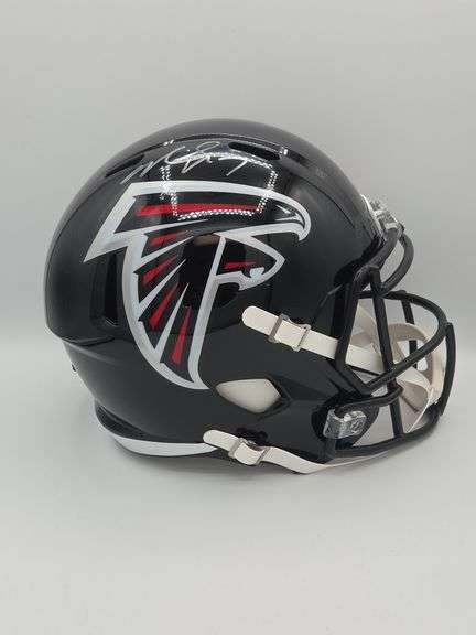 Michael Vick Signed Falcons Helmet with COA image