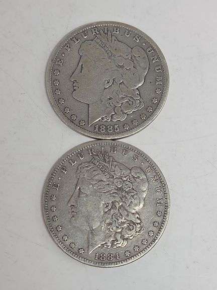 1884 S Morgan & 1895 P image