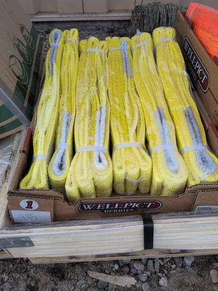 6 -Yellow Webbing Slings image