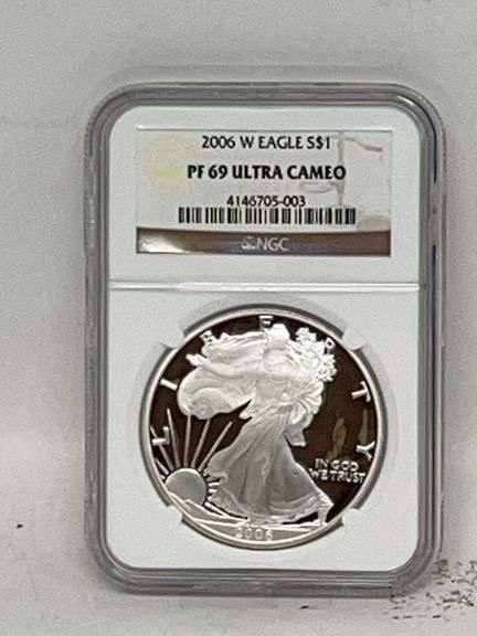1 2006 W American Eagle  MS 69 Ultra Cameo image