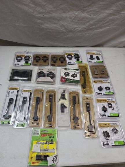 Scope mounting accessories. Weaver, leupold, Kwik-site image