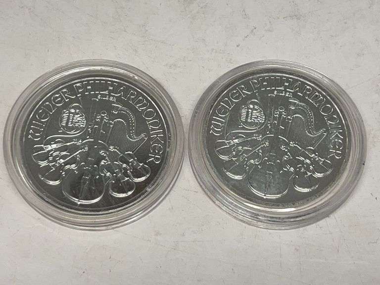 2 - 2013 Austrian Philharmoniker 1 Oz Silver Coins image