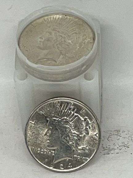 Roll of 20 Peace Dollars High Grade (Various Dates) image