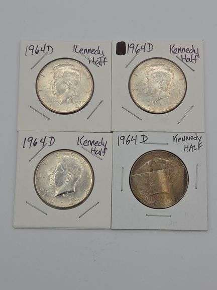 4  1964 D Uncirculated Kenndy Halfs image