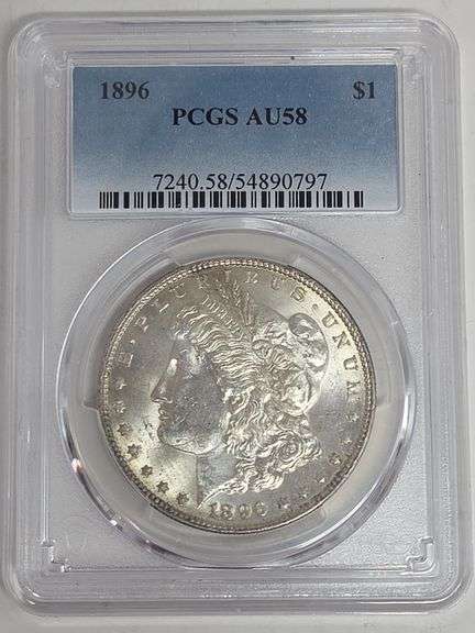 1986 Morgan PCGS AU58 image