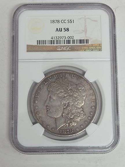 1878 CC Morgan AU 58 image