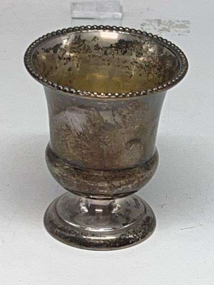 Sterling Silver Toothpick Holder Stamped W Sterling NH1-1 Weight 47.4 grams image