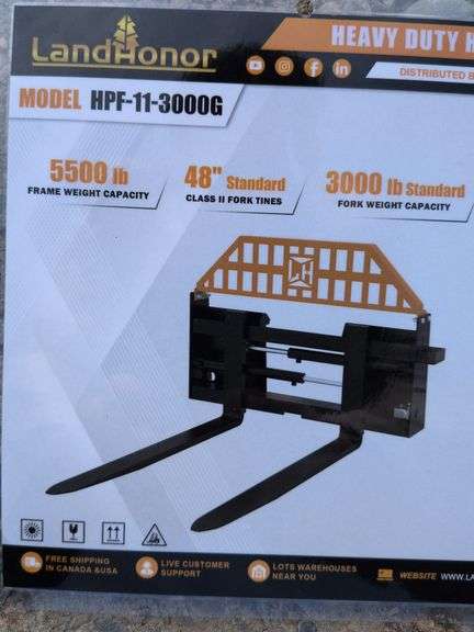 Heavy Duty Hydraulic Forks and Frame image